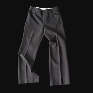 Vintage JCPenney‎ MW Brown Straight Leg Work Trousers Pants 30x29